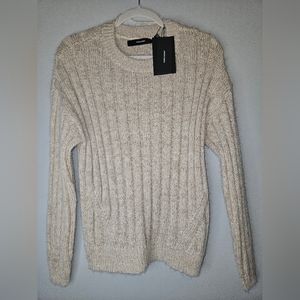 Vero Moda Gold and Cream Sweater